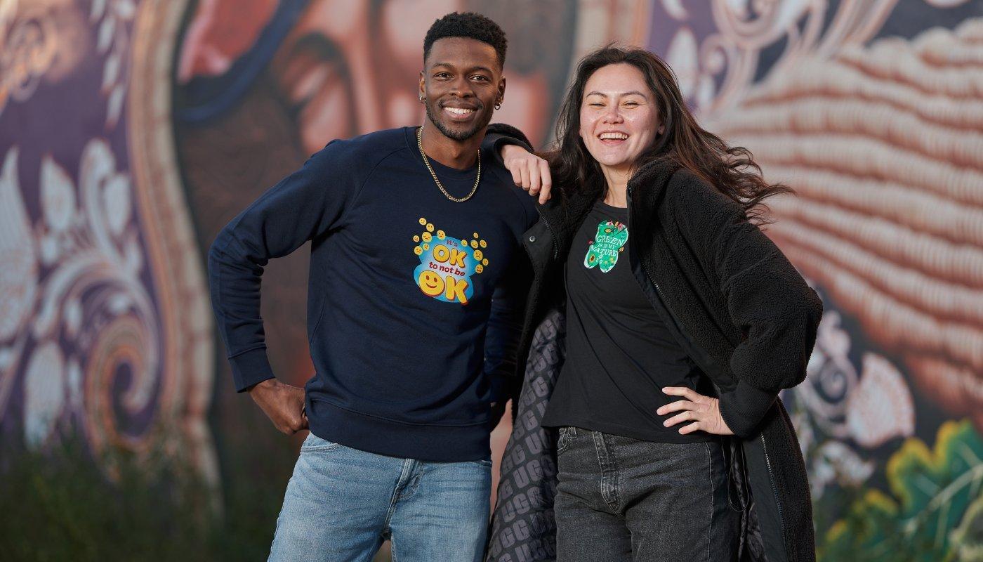 creators wearing t-shirts 